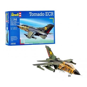 KIT PARA MONTAR REVELL AVIÃO TORNADO ECR 1/144 63 PEÇAS REV 04048